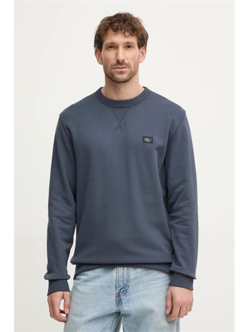 woven label crew neck CALVIN KLEIN JEANS | J30J327115CGE